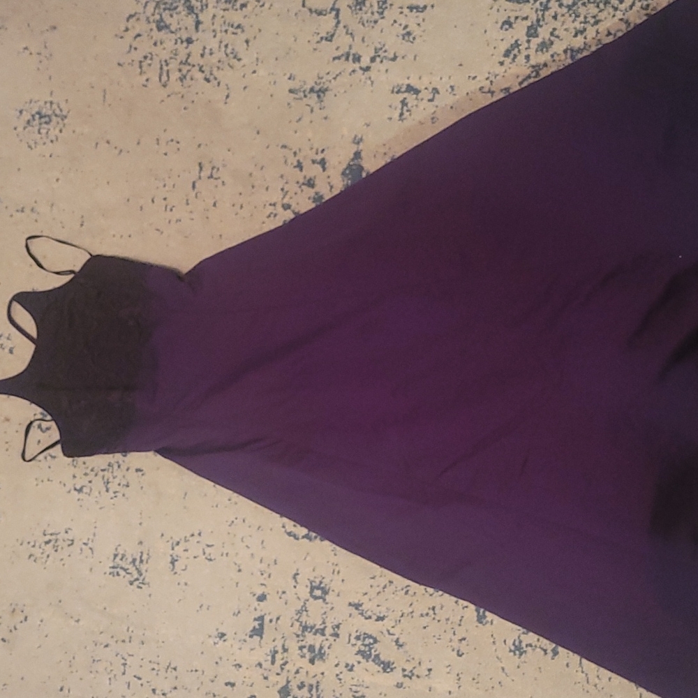 Royal purple formal gown